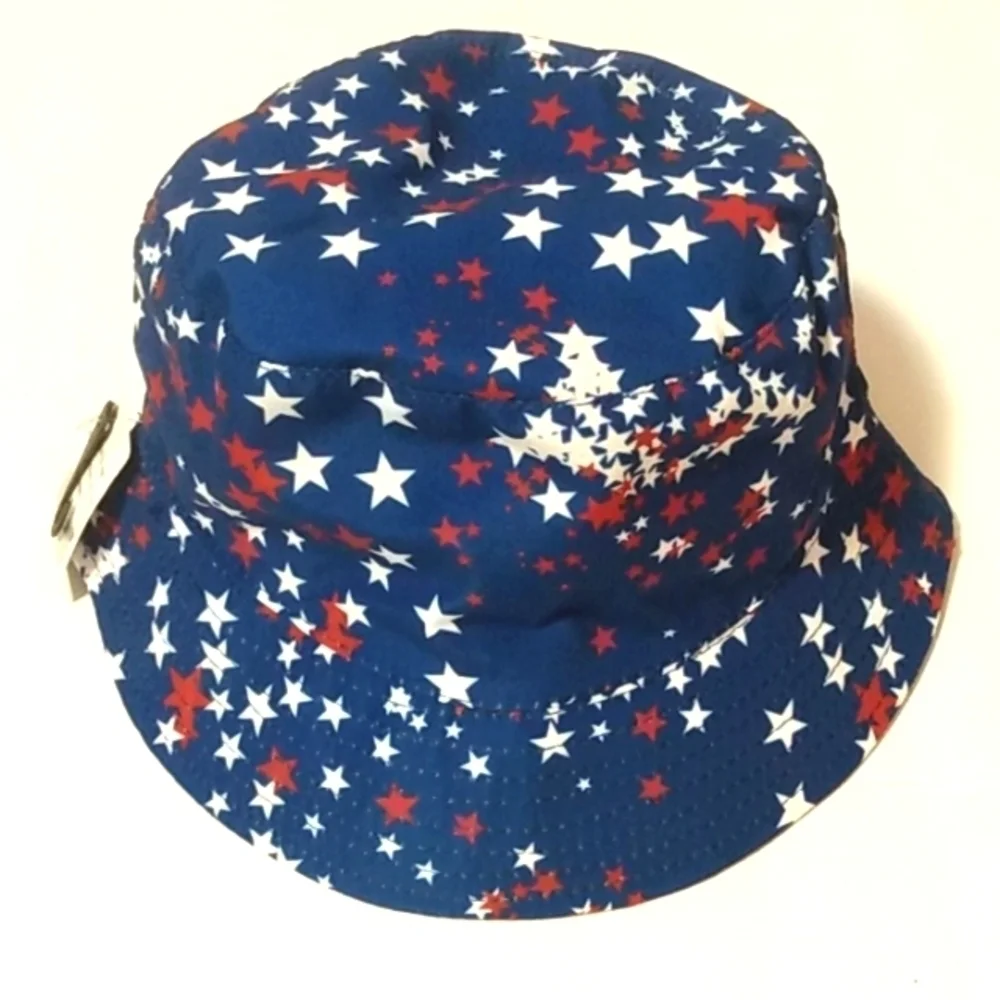 AMERICANA ALL STARS YOUTH BOYS BUCKET HAT SUN BEACH HAT SIZE OS NWT